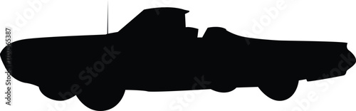 Classic Thunderbird Car Vector | Vintage Auto EPS Illustration