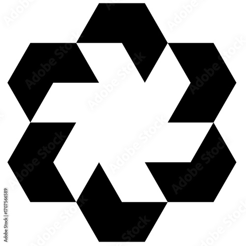 Vector Abstract Geometric Graphic Asset