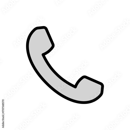 Phone Icon Vector Illustration Color Version