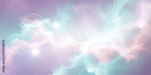 Abstract pastel watercolor background with subtle shades and blurred textures