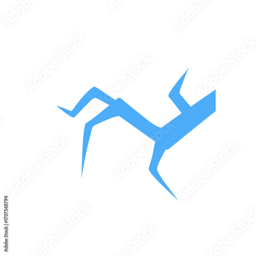 ice crack vector