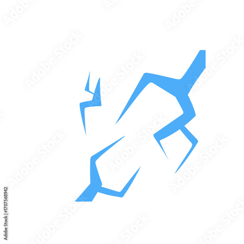 ice crack vector