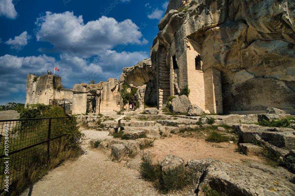 Fototapeta premium Castle in Les Baux-de-Provence, France