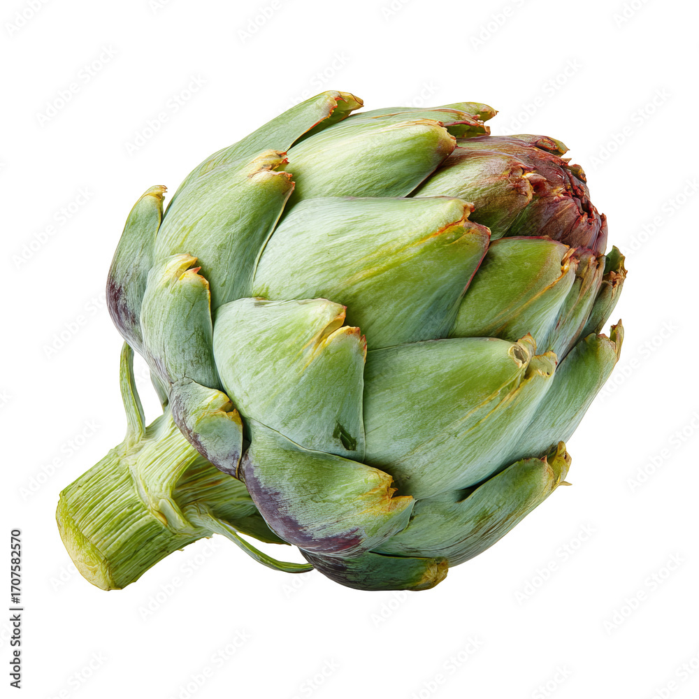 Obraz premium Close-up of fresh artichoke head (1)