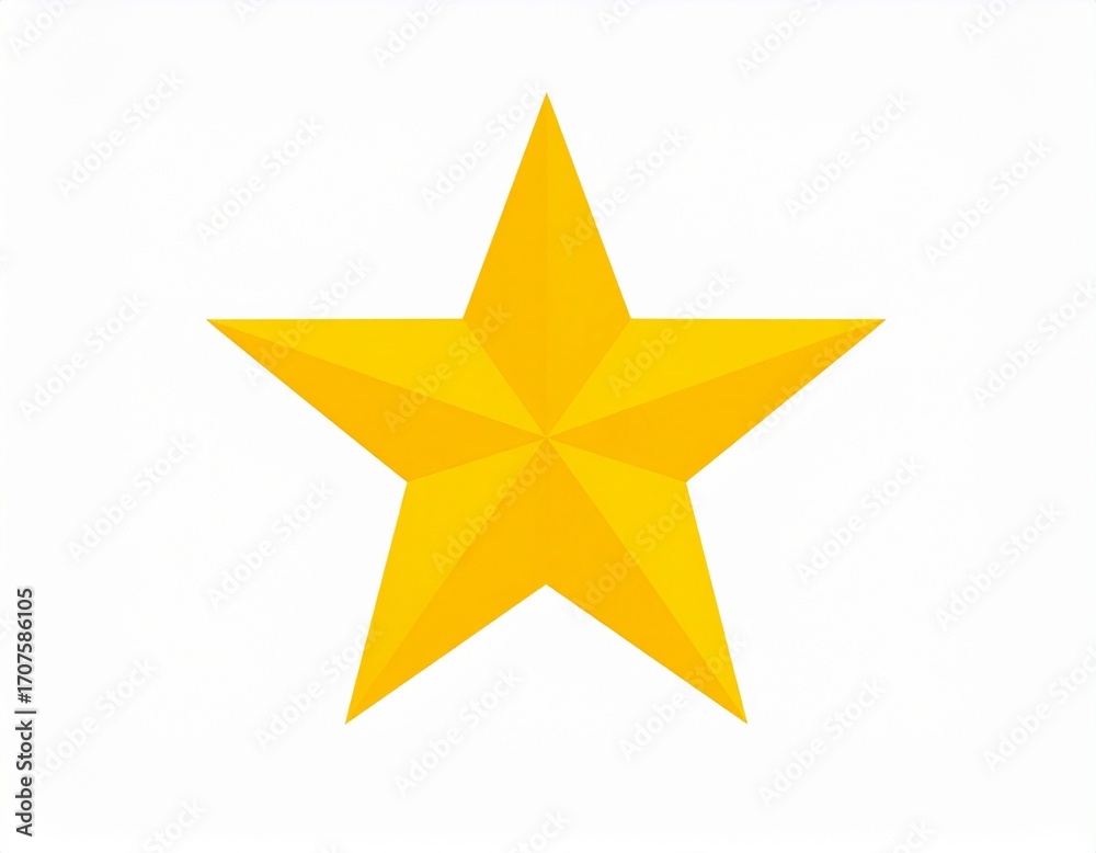 Obraz premium Minimal star icon