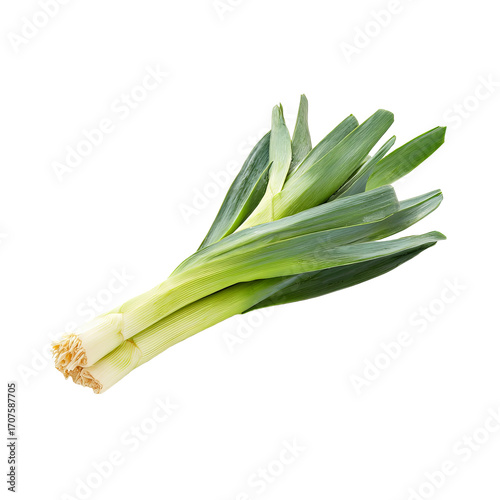 Fresh green leek