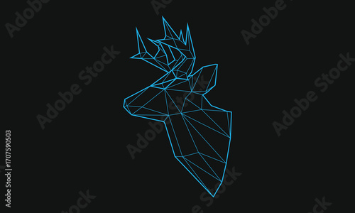 Vector illustration of a Deer
