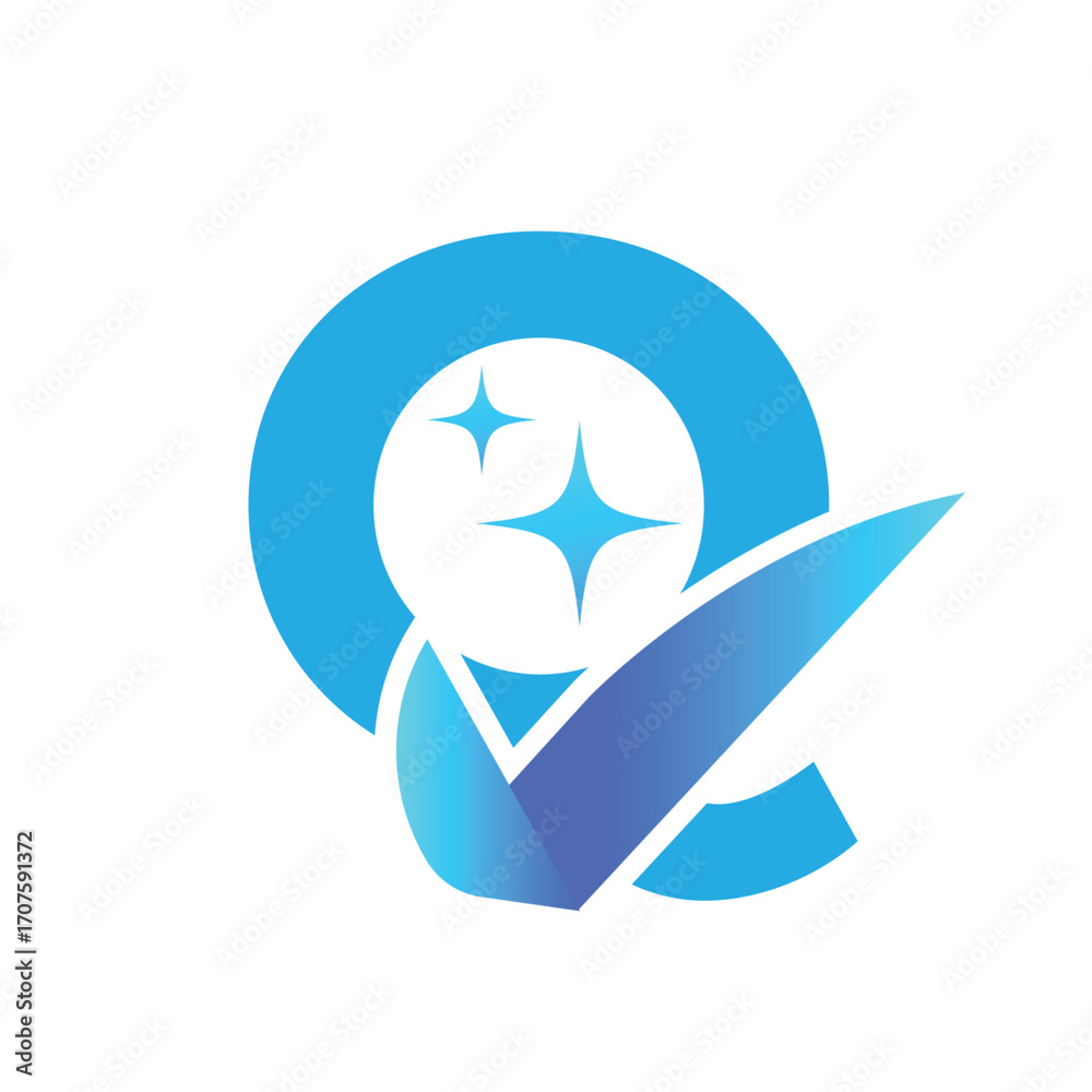 Fototapeta premium Letter Q logo, Q logo, Business logo, modern, minimal logo, design, colourful, icon, shape, symbol, brand, business identity, elegant, luxury, logotype, branding, custom, abstract