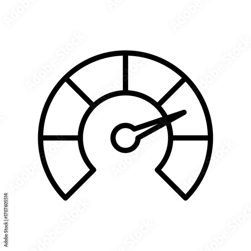 Indicator Icon Vector Illustration Line Version