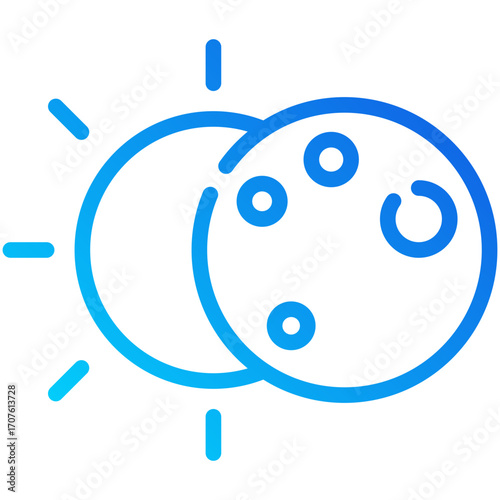 eclipse gradient line icon