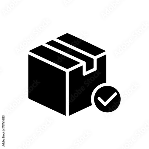 Order Icon Vector Illustration Glyph Version