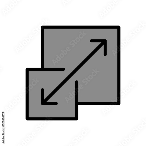 Scalability Icon Vector Illustration Color Version