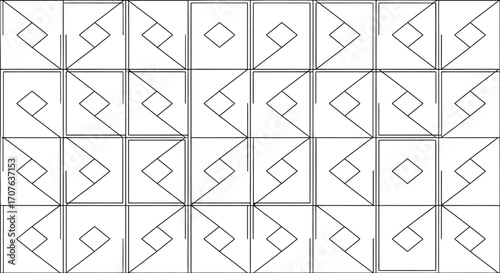Geometric pattern design seamless vector background