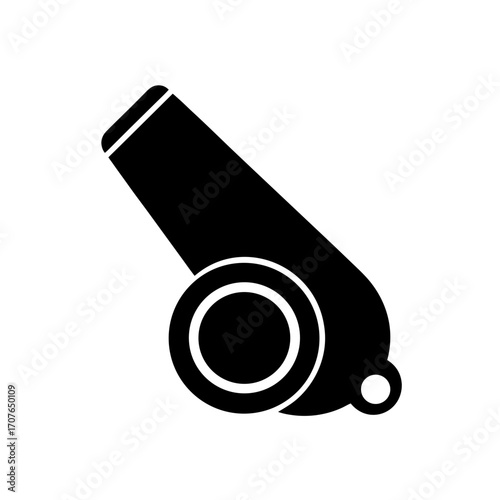 Simple black cannon vector illustration on transparent background silhouette