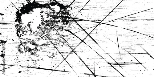 Abstract minimalist composition in black and white design with interesting shapes