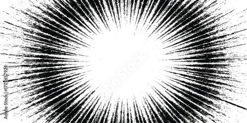 Abstract monochrome rain illustration with chaotic raindrops pattern and dynamic lines