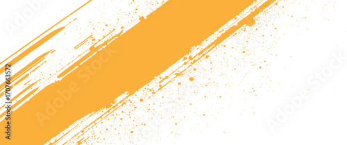 Vector gold watercolor dry brush and distress grunge texture 