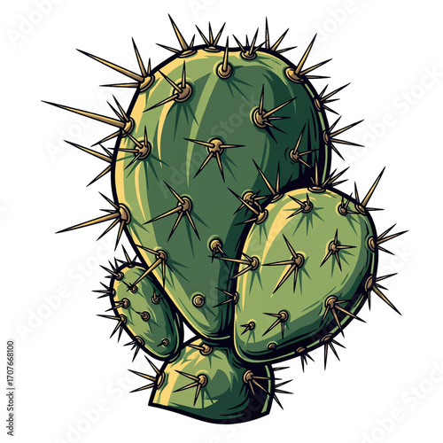 drawing, illustration, cactus, design, vector, art, graphic, nature, desert, summer, arizona, cartoon, plant, background, botanical, western, floral, flower, cacti, isolated, exotic, cute, succulent, 