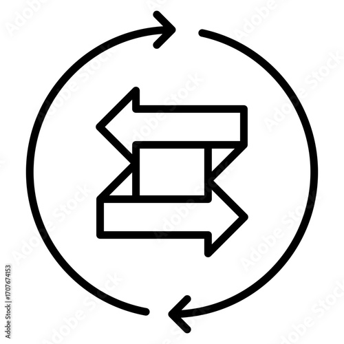 Equivalent line icon
