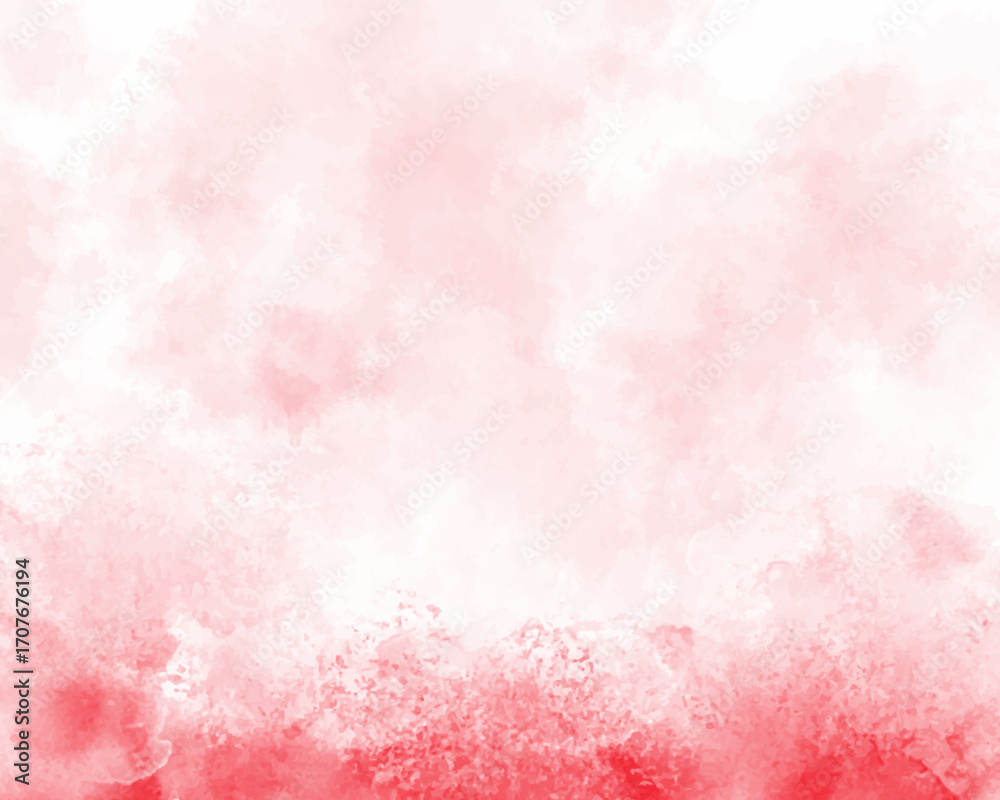 Fototapeta premium Abstract colorful watercolor for background. Digital art painting. Design for your date, postcard, banner, wedding invitation card