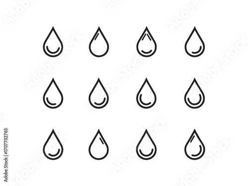 Water Drop Line Art Serenity In Motion