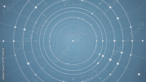 Futuristic Abstract Technology Circuit Background with Big Data, AI, and Digital Network Pattern on Dark Innovation Backdrop
