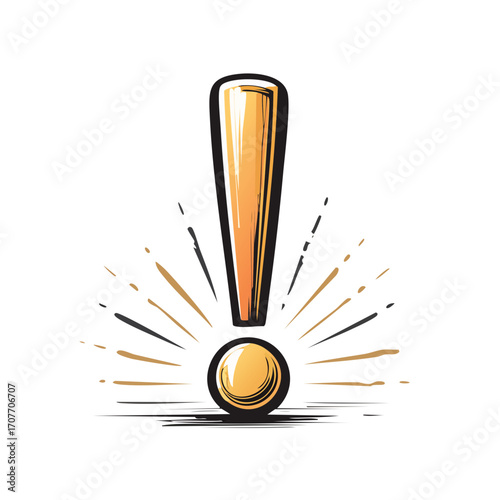 Orange exclamation mark icon