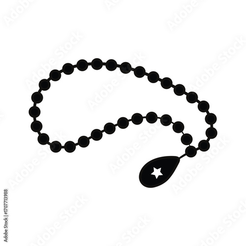 tasbeeh design vector.