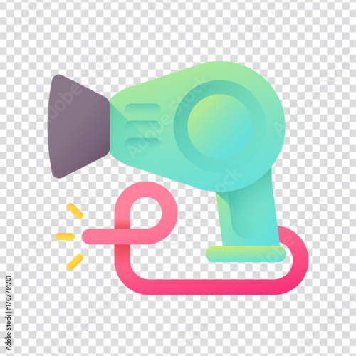 Hairdryer Icon Design