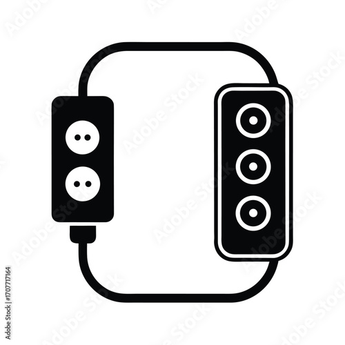 smart extension cord icon