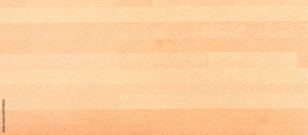 Fototapeta premium Wood floor texture of parquet blocks, light brown wooden background from beech or oak, empty clean surface for interior design or flooring industry concept