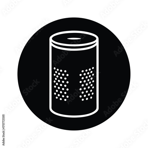 smart speaker icon clean vector