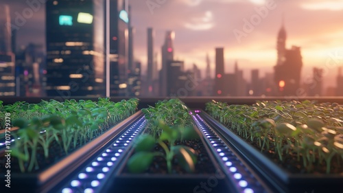 Innovative vertical farm integrates hydroponics and smart technology in urban setting
