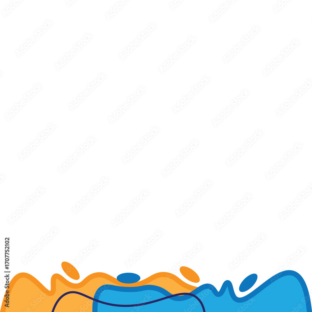 Obraz premium Playful Footer