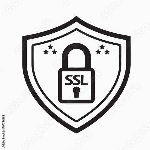 SSL Security Shield Icon