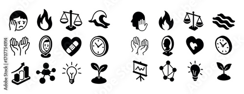 Stages of Sadness Icons