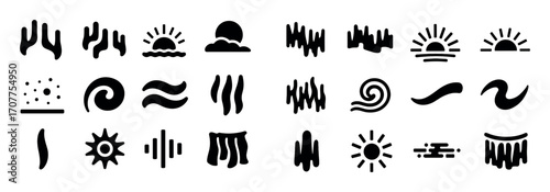 Geomagnetic Phenomena Icons