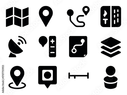 Map Search Icons