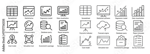 Economist Tools Icons