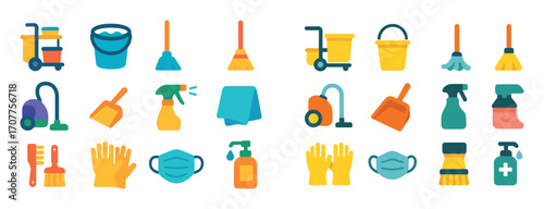 Cleanliness Icons Grid