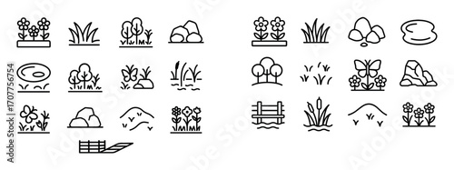 Minimalist Park Icons