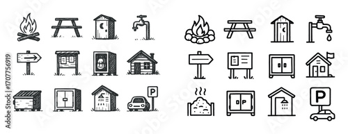 Camping Icons Collection