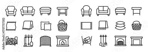 Minimalist Furniture Icons