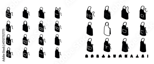 Isometric Apron Icons