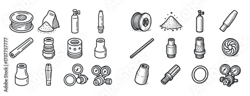 Welding Equipment Icons