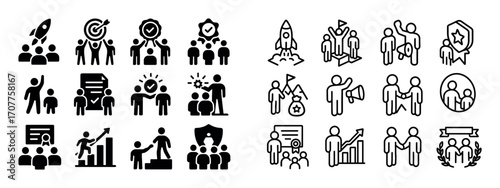 Teamwork Achievement Icons