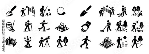 Seasonal Activity Icons