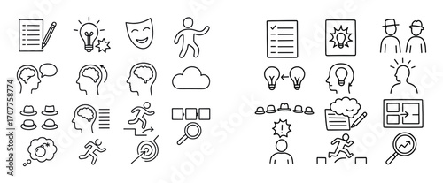 Creative Thinking Icons