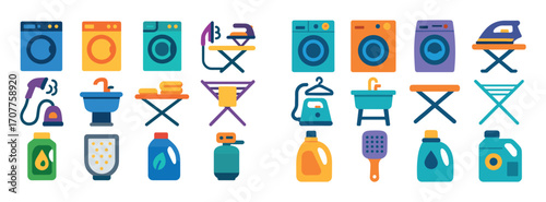 Laundry Appliance Icons