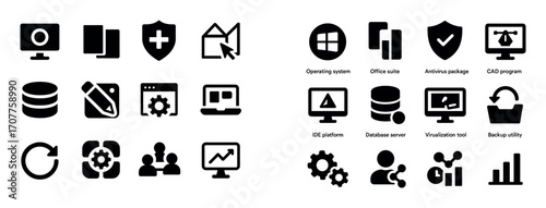 Software Icons Grid